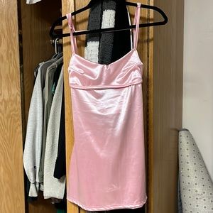 pink date party dress